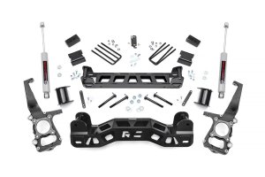 Ford F-150 Suspension Lift Kit - Front + Rear - Rough Country - 4-inch Lift - '09-'10 Ford F-150 Suspension Lift Kit - Front + Rear - Rough Country - 4-inch Lift - '09-'10